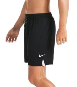 Nike Men's 18" Essential Swim Trunks -Swimming Equipment 5665945682088 black 7a