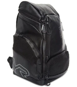TYR Alliance 30L Leather Backpack -Swimming Equipment 5666287124648 black 3a