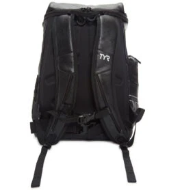 TYR Alliance 30L Leather Backpack -Swimming Equipment 5666287124648 black 4a