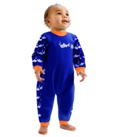 Shark Orange Warm In One Thermal Wetsuit (Baby) -Swimming Equipment 5666676342952 sharkorange 3a