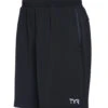TYR Men's Team Short -Swimming Equipment 5666721890472 black 1a