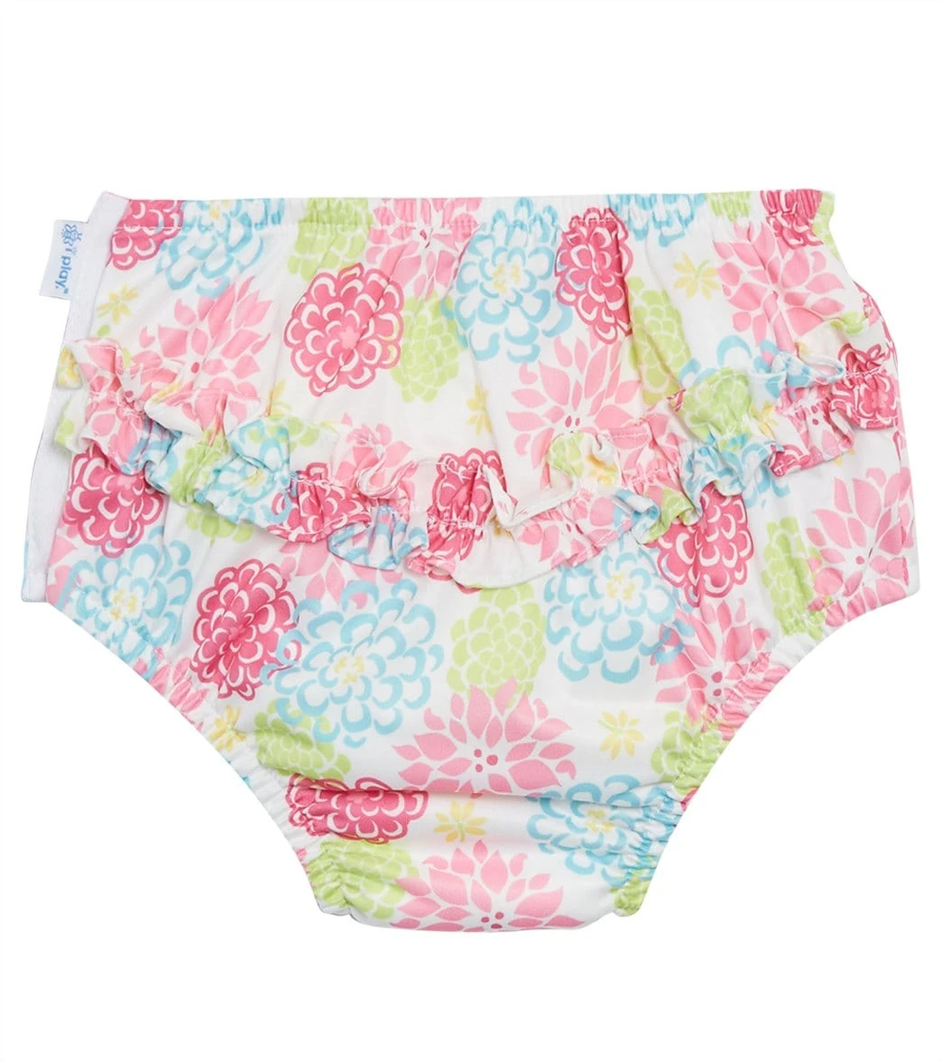 Girls' Zinnia Ruffle Snap Swim Diaper (Baby, Toddler) 4 Girls' Zinnia Ruffle Snap Swim Diaper (Baby, Toddler) - Image 2