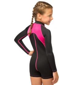 CRESSI Girls' Long Sleeve Spring Suit -Swimming Equipment 5666873966760 blackpink 5a