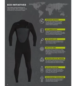 Xcel Men's 3/2mm Axis Back Zip Fullsuit Wetsuit 7 Xcel Men's 3/2mm Axis Back Zip Fullsuit Wetsuit -Swimming Equipment 5667597582504 black 3a