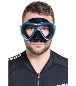 CRESSI Liberty Duo Scuba Mask -Swimming Equipment 5667650732200 blackblue 3a