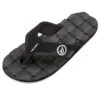 Volcom Boys' Recliner Flip Flop (Big Kid) -Swimming Equipment 5668310646952 blackwhite 1a