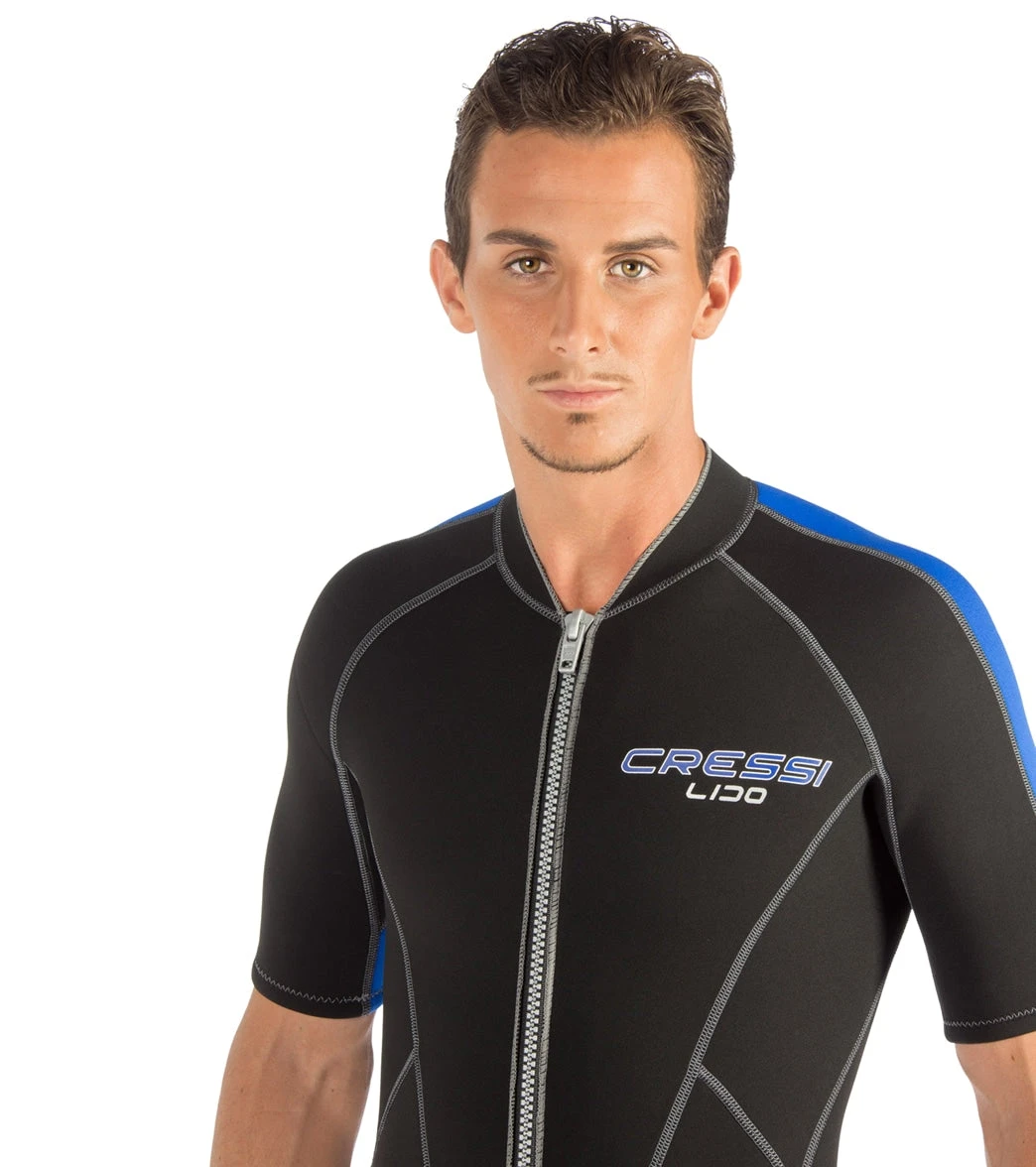 CRESSI Men's 2mm Lido Short Sleeve Springsuit Wetsuit 5 CRESSI Men's 2mm Lido Short Sleeve Springsuit Wetsuit - Image 3