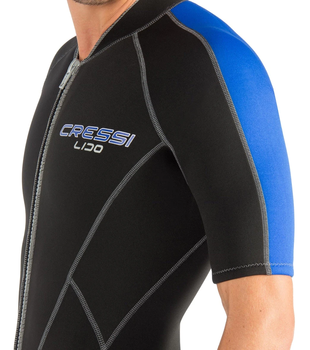 CRESSI Men's 2mm Lido Short Sleeve Springsuit Wetsuit 6 CRESSI Men's 2mm Lido Short Sleeve Springsuit Wetsuit - Image 4