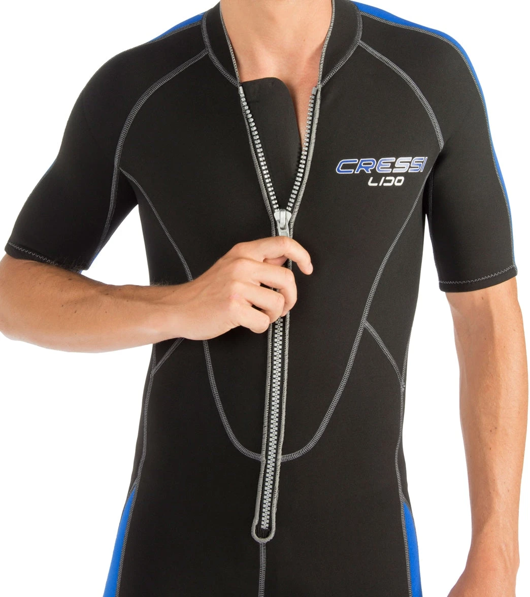 CRESSI Men's 2mm Lido Short Sleeve Springsuit Wetsuit 8 CRESSI Men's 2mm Lido Short Sleeve Springsuit Wetsuit - Image 6