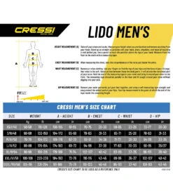 CRESSI Men's 2mm Lido Short Sleeve Springsuit Wetsuit 17 CRESSI Men's 2mm Lido Short Sleeve Springsuit Wetsuit -Swimming Equipment 5669111759016 blackblue 8a