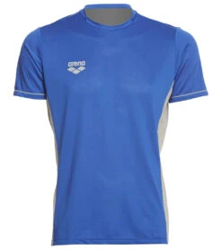 Arena Men's Team Line Crew Neck Short Sleeve Tech T Shirt