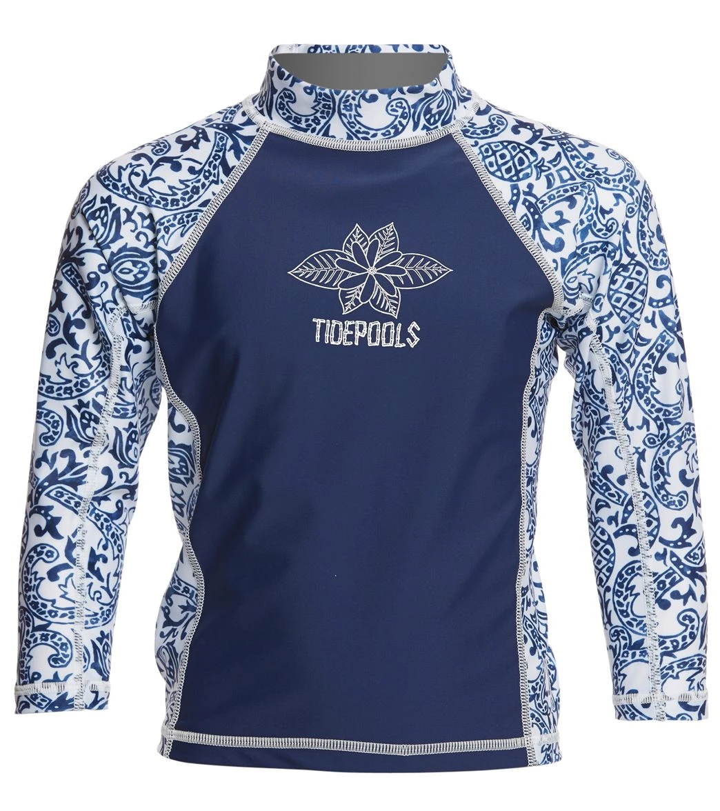 Girls' Pineapple Long Sleeve UV 50+ Rashguard (Toddler, Little Kid, Big Kid) 3 Girls' Pineapple Long Sleeve UV 50+ Rashguard (Toddler, Little Kid, Big Kid)