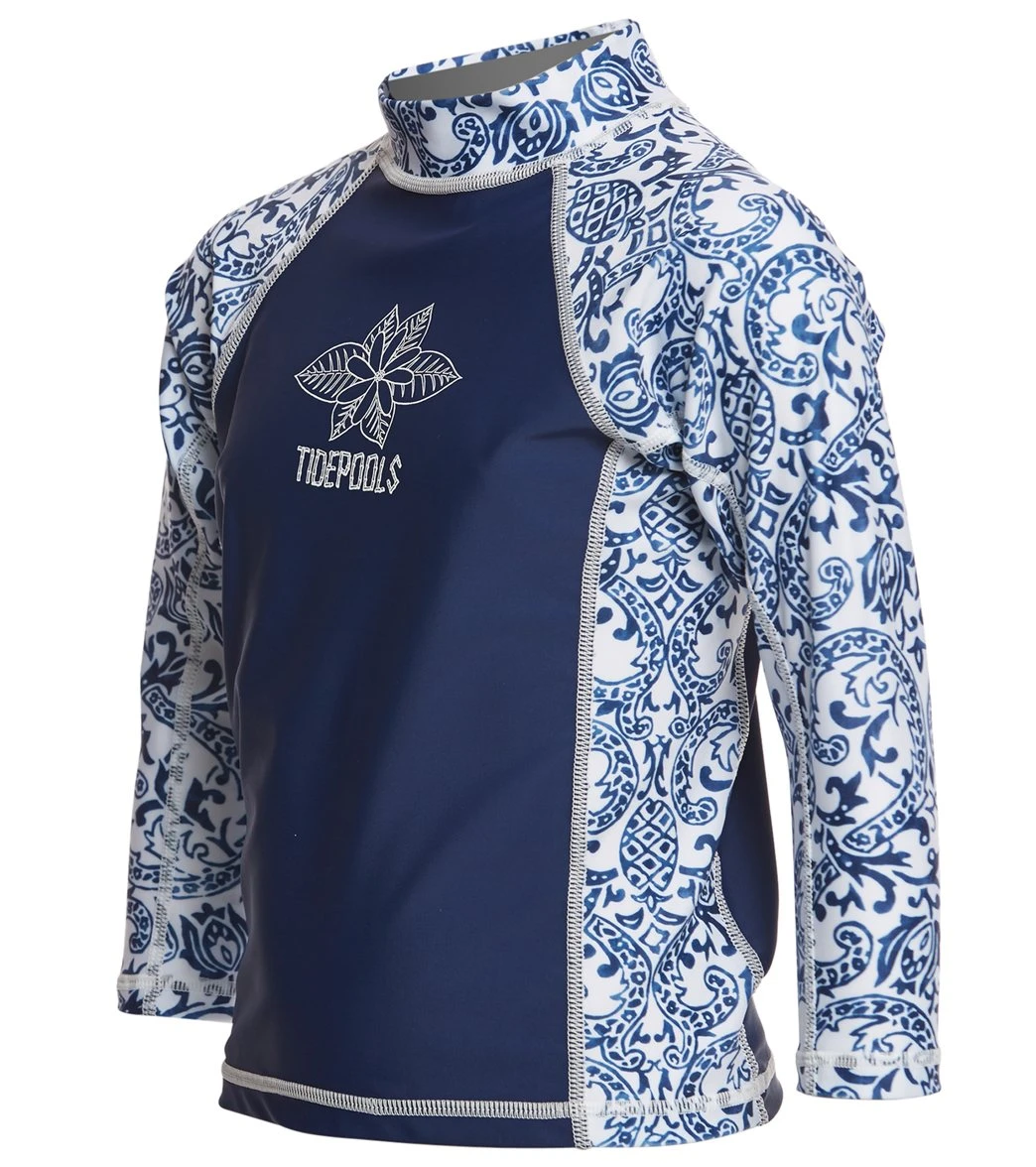 Girls' Pineapple Long Sleeve UV 50+ Rashguard (Toddler, Little Kid, Big Kid) 4 Girls' Pineapple Long Sleeve UV 50+ Rashguard (Toddler, Little Kid, Big Kid) - Image 2