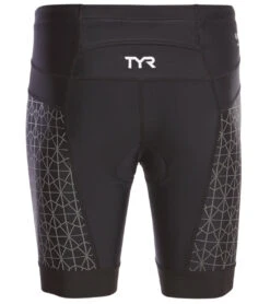 TYR Men's 7" Competitor Tri Short -Swimming Equipment 5669479383208 blackblack 3a
