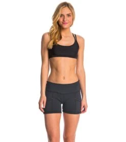 Level Six Women's 0.5MM Sombrio Neoprene Wetsuit Short -Swimming Equipment 5669905825960 blackblack 4a