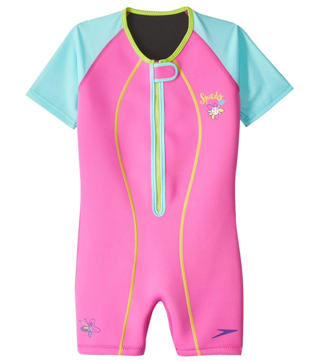 Speedo Girls' UPF 50+ Thermal Suit (2T-10) 3 Speedo Girls' UPF 50+ Thermal Suit (2T-10)