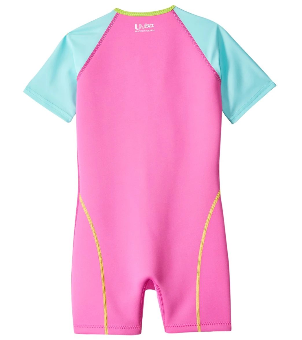 Speedo Girls' UPF 50+ Thermal Suit (2T-10) 4 Speedo Girls' UPF 50+ Thermal Suit (2T-10) - Image 2