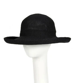 Women's Victoria Straw Hat -Swimming Equipment 5672285339816 black 3a