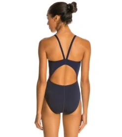 Lifeguard Splice Butterfly Back One Piece Swimsuit -Swimming Equipment 5672568750248 navyred 3a