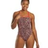 Nike Women's HydraStrong Pixel Party Crossback One Piece Swimsuit -Swimming Equipment 5677840629928 universityred 1a