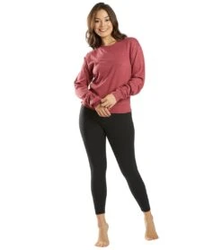 Spiritual Gangster Crew Neck Savasana Pullover -Swimming Equipment 5718017376424 deserttiedyeertroseshimmer 4a