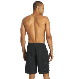 Guard Men's Hybrid Cargo Swim Trunk -Swimming Equipment 6215349665960 black 3a