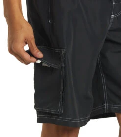 Guard Men's Hybrid Cargo Swim Trunk -Swimming Equipment 6215349665960 black 9a