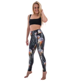 Jammin Jellies Sea Swim Tights -Swimming Equipment 6215410614440 blackyellow 4a