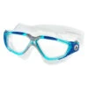 AQUASPHERE Vista Clear Lens Mask -Swimming Equipment 6215487979688 turquoisebluesilver 1a