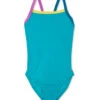 Speedo Girls' Solid Propel Back One Piece Swimsuit (Big Kid) 1 Speedo Girls' Solid Propel Back One Piece Swimsuit (Big Kid) -Swimming Equipment 6296793120936 ceramic 1a