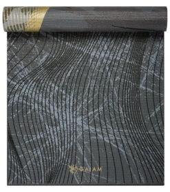 Gaiam Metallic Yoga Mat 6mm -Swimming Equipment 6612103757992 spiraljourney 5a