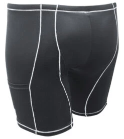 Men's Dual Pocket Low-Cut Carrera Tri Short -Swimming Equipment 6612133609640 blackwhite 3a