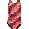 TYR Girls' Surge Maxfit One Piece Swimsuit -Swimming Equipment 6663793803432 red 1a