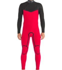 Body Glove Men's Red Cell 4/3mm Chest Zip Full Wetsuit -Swimming Equipment 6680264540328 black 3a