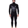 Rip Curl Men's 5/4mm Flashbomb Long Sleeve Heatseeker Hooded Zip Free Fullsuit Wetsuit -Swimming Equipment 6735177547944 black 1a