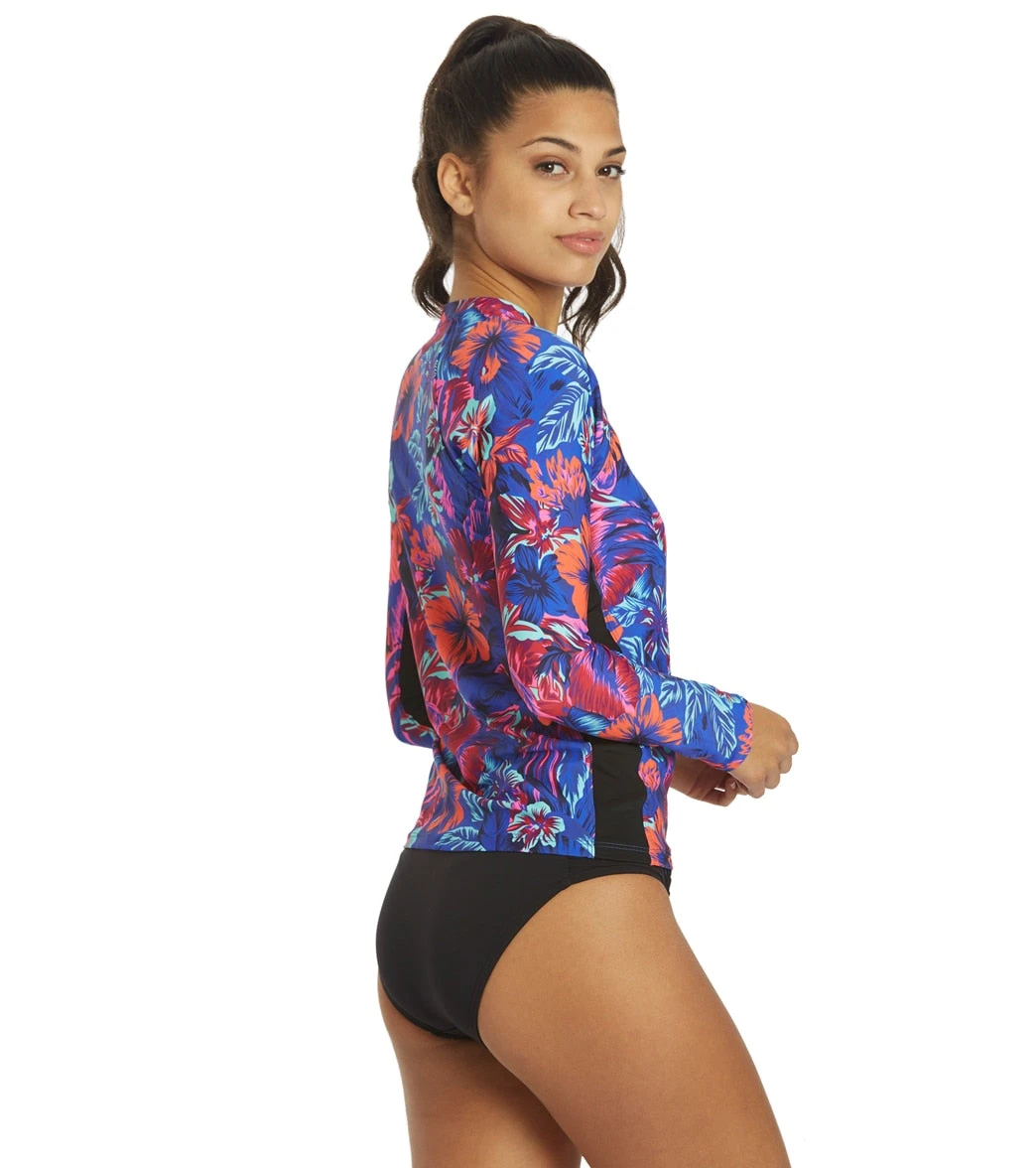 Women's Tahitian Floral Rash Guard 5 Women's Tahitian Floral Rash Guard - Image 3