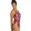 Cogent Thin Strap One Piece Swimsuit -Swimming Equipment 6942386847912 red 1a