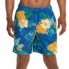 Speedo Men's 18" Printed Swim Trunks -Swimming Equipment 7008198885544 palaceblue 1a