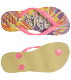 Havaianas Kids' Slim Fashion Flip Flop (Toddler, Little Kid) -Swimming Equipment 7030251454632 lemonyellow 4a