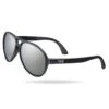TYR Unisex Newland Aviator (Small) Sunglasses -Swimming Equipment 7154933858472 silverblack 1a