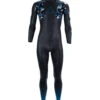 AQUASPHERE Men's Aqua Skin V3 Tri Wetsuit -Swimming Equipment 7197878550696 blackturquoise 1a