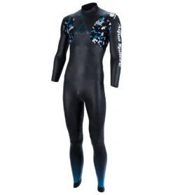 AQUASPHERE Men's Aqua Skin V3 Tri Wetsuit -Swimming Equipment 7197878550696 blackturquoise 4a