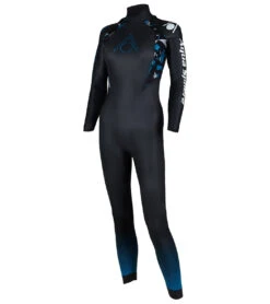 AQUASPHERE Women's Aqua Skin V3 Tri Wetsuit 10 AQUASPHERE Women's Aqua Skin V3 Tri Wetsuit -Swimming Equipment 7197878681768 blackturquoise 4a