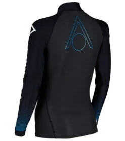 AQUASPHERE Women's Aqua Skin V3 Tri Top -Swimming Equipment 7197879402664 blackturquoise 3a