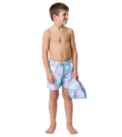 Boys' Turtle Tide Volley Board Short (Toddler, Little Kid, Big Kid) -Swimming Equipment 7217022992552 blue 5a