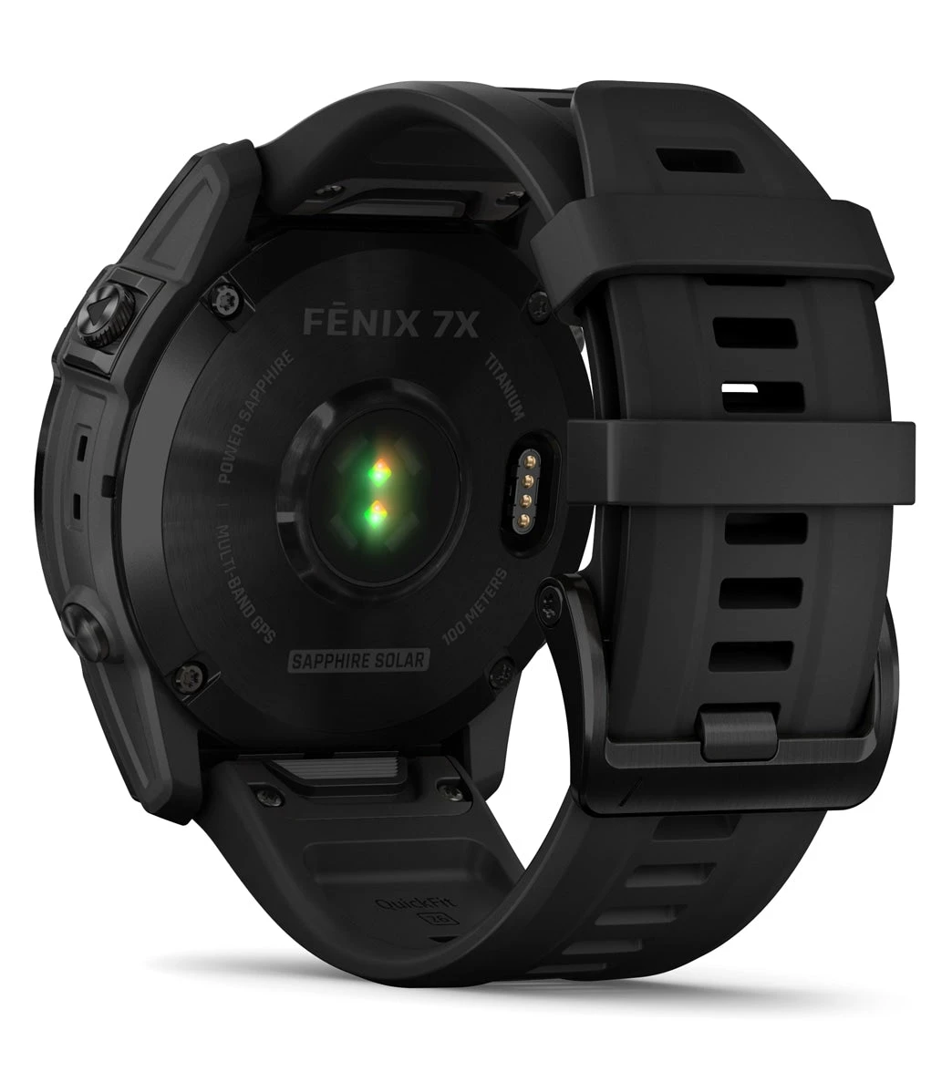 Garmin Fenix 7X Sapphire Solar Black DLC Titanium/Black Band 12 Garmin Fenix 7X Sapphire Solar Black DLC Titanium/Black Band - Image 10