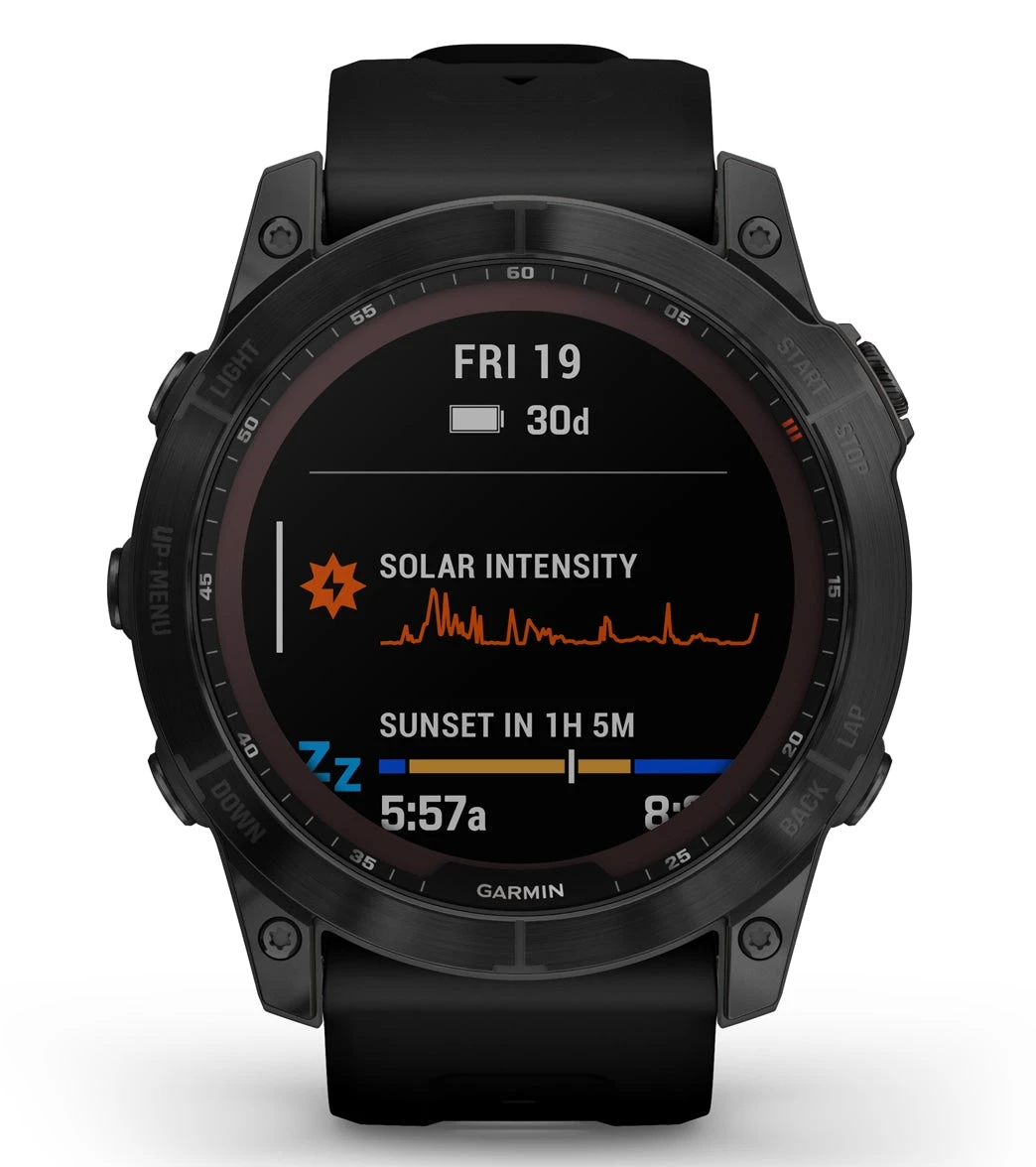 Garmin Fenix 7X Sapphire Solar Black DLC Titanium/Black Band 4 Garmin Fenix 7X Sapphire Solar Black DLC Titanium/Black Band - Image 2