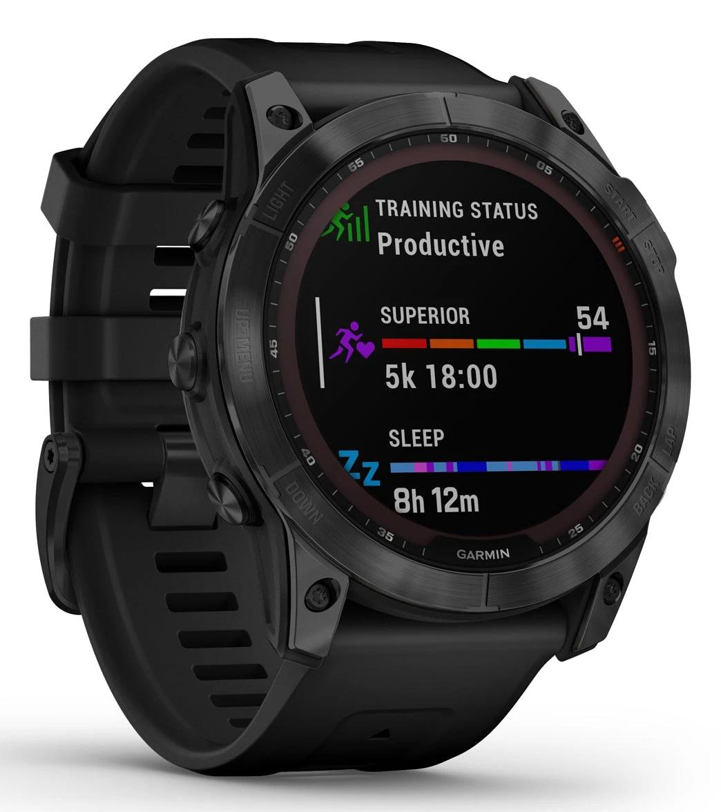 Garmin Fenix 7X Sapphire Solar Black DLC Titanium/Black Band 5 Garmin Fenix 7X Sapphire Solar Black DLC Titanium/Black Band - Image 3