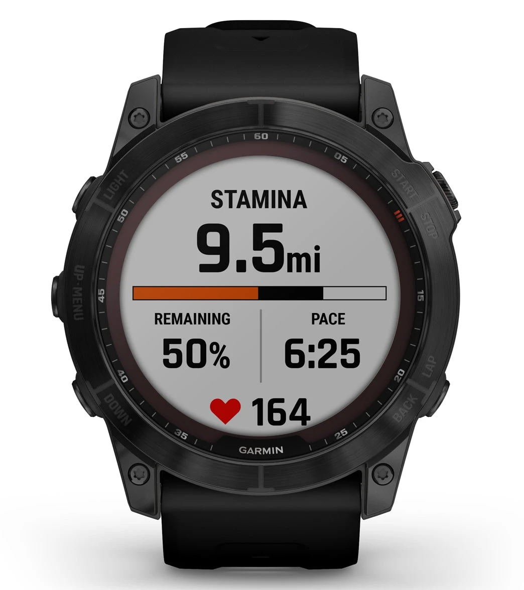Garmin Fenix 7X Sapphire Solar Black DLC Titanium/Black Band 8 Garmin Fenix 7X Sapphire Solar Black DLC Titanium/Black Band - Image 6