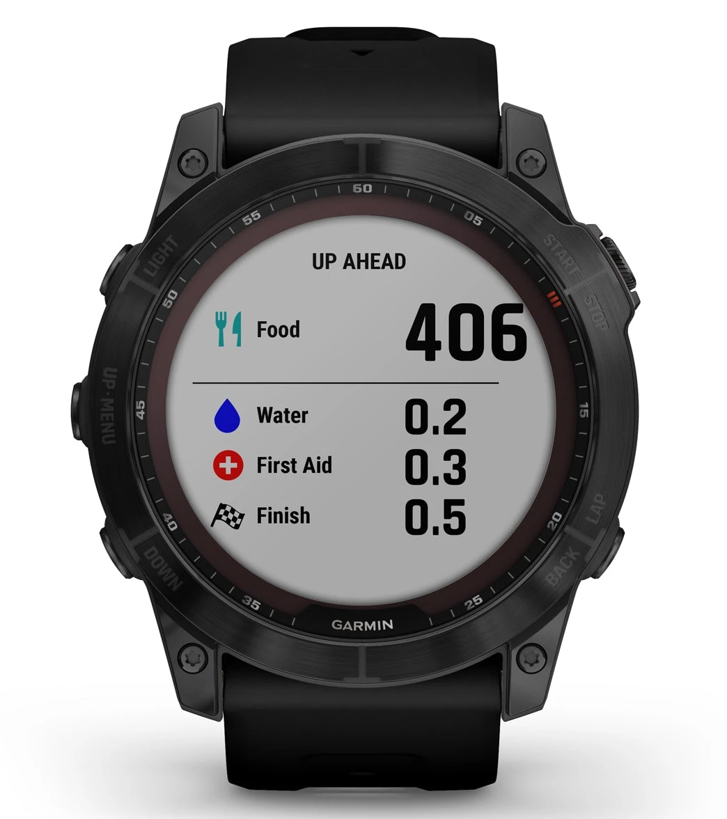 Garmin Fenix 7X Sapphire Solar Black DLC Titanium/Black Band 10 Garmin Fenix 7X Sapphire Solar Black DLC Titanium/Black Band - Image 8